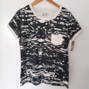 CONVERSE one star knit short sleeve shirt M